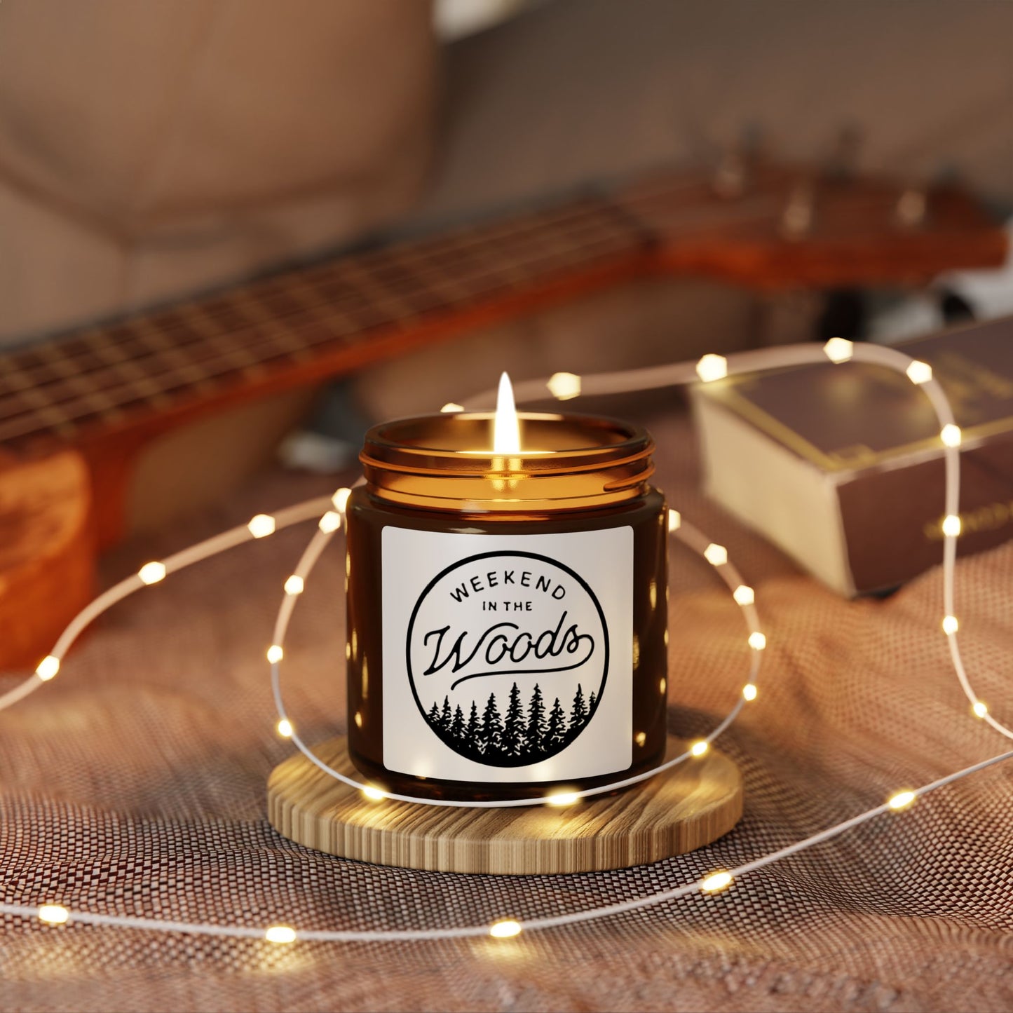 Weekend in the Woods Scented Soy Candle Decor Favor